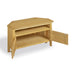 Belle Solid Oak Wood Corner TV Stand