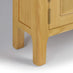 Belle Solid Oak Wood Corner TV Stand