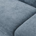Bernie Blue Chenille Fabric 2 Seater Sofa