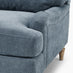 Bernie Blue Chenille Fabric 2 Seater Sofa