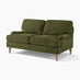 Bernie Green Chenille Fabric 2 Seater Sofa