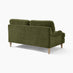 Bernie Green Chenille Fabric 2 Seater Sofa