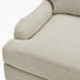 Bernie Beige Chenille Fabric Armchair