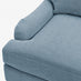 Bernie Blue Chenille Fabric Armchair