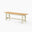 Blakeney Oak and Cream Solid Wood Dining Bench