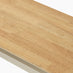 Blakeney Oak and Cream Solid Wood Dining Bench
