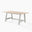 Blakeney Rectangular Whitewash & Light Grey Wood 6 Seater Dining Table