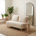 Bobby Cream Jumbo Corduroy Folding Double Sofa Bed