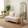 Bobby Cream Jumbo Corduroy Folding Double Sofa Bed