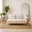 Bobby Cream Jumbo Corduroy Folding Double Sofa Bed