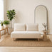 Bobby Cream Jumbo Corduroy Folding Double Sofa Bed