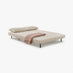Bobby Cream Jumbo Corduroy Folding Double Sofa Bed