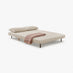 Bobby Cream Jumbo Corduroy Folding Double Sofa Bed
