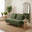 Bobby Green Jumbo Corduroy Folding Double Sofa Bed