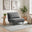 Bobby Dark Grey Fabric Single Folding Sofa Bed