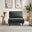 Bobby Dark Grey Fabric Single Folding Sofa Bed