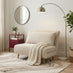 Bobby Cream Jumbo Corduroy Single Folding Sofa Bed Chair