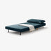 Bobby Blue Velvet Single Folding Sofa Bed Chair