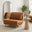 Bobby Orange Velvet Single Folding Sofa Bed Chair