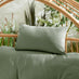 Boca Beige Rattan & Green Cocoon Garden Egg Chair
