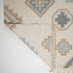 Briony Beige & Blue Aztec Patterned Kilim Rug 120x170cm