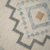 Briony Beige & Blue Aztec Patterned Kilim Rug 200x290cm