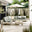 Brisa Limewash Wood & Grey 8 Seat Garden Sofa Set