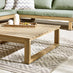Brisa Wood & Green 5/6 Seat Garden Sofa Set