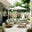 Brisa Teak Effect Wood & Green 8 Seat Garden Sofa Set