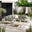 Brisa Limewash Wood & Grey 5/6 Seat Garden Sofa Set