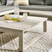 Brisa Limewash Wood & Grey 5/6 Seat Garden Sofa Set