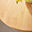Bude Round Oak and Cream Solid Wood 4 Seater Dining Table