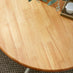 Bude Cream Round Wooden Dining Table & 4 Millford Chairs