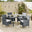 Barbados Grey Rattan 4 Seat Garden Dining Set