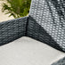 Barbados Grey Rattan 4 Seat Garden Dining Set