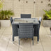 Barbados Grey Rattan 4 Seat Garden Dining Set