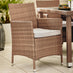 Barbados Beige Rattan 4 Seat Garden Dining Set