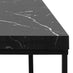 Baron Rectangular Black Marble Effect Coffee Table