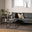 Baron Square Black Marble Effect Side Table