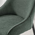 Leonardo Oak Effect Dining Table & 6 Beaumont Green Fabric Chairs