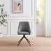 2x Beaumont Grey Fabric Swivel Dining Chairs