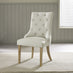 Aalto Whitewashed Wood Dining Table 6 Beige Belgravia Chairs