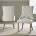 Padstow Grey Wooden Extending Dining Table & 4 Belgravia Chairs