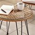 Belize Beige Rattan 2 Seat Garden Bistro Set