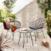Belize Grey Rattan 2 Seat Garden Bistro Set