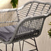 Belize Grey Rattan 2 Seat Garden Bistro Set