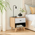 Bisset 1 Drawer Wood Bedside Table