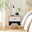 Bisset 1 Drawer Wood Bedside Table