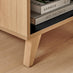 Bisset 1 Drawer Wood Bedside Table