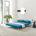 Bobby Blue Fabric Double Folding Sofa Bed